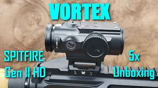 VORTEX Spitfire Gen II HD 5x Prism Unboxing