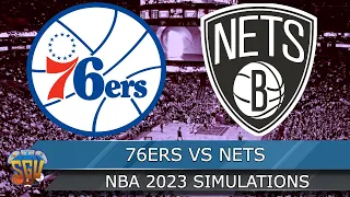 76ers at Nets Full Game 3 Highlights - 2023 NBA Playoffs (NBA 2K23 Sim)