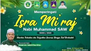 Memperingati Isra Mi’raj Nabi Muhammad SAW 1445 H | 2024 Bersama Ach. Tofan Al vino, M.Sos