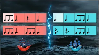 Pirates of the Caribbean Compound Meter Play Along  Duet - Level 1:  with Dotted Quarter Rest