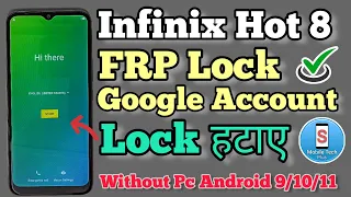 Infinix Hot 8 || FRP Bypass || Android 9/10/11 || Without Pc || Google Account Unlock || Trick 2023.