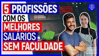 5 Profissões com os MELHORES SALÁRIOS SEM FACULDADE