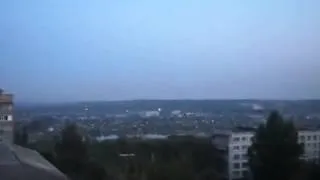 Славянск миномётный обстрел за городом