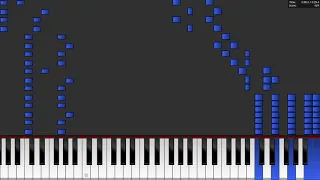 Transcription of piano intro from Good Golly Miss Molly(1991)