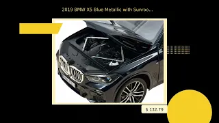 2019 BMW X5 Blue Metallic with Sunroof 1/18 Diecast Model Car by Norev