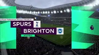 Tottenham vs Brighton | Premier League - Round 19 | Full Gameplay | PS4 Pro | my prediction