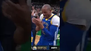 Andre Iguodala gives Stephen Curry 2022 Finals game ball | #shorts