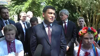 Прем'єр-міністр України Володимир Гройсман в Копенгагені.