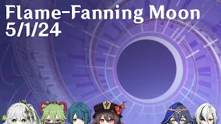 Genshin Impact - 36 star Spiral Abyss - Flame-Fanning Moon 5/1/24