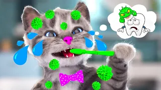 LITTLE KITTEN ADVENTURE AND ANIMAL FRIENDS ON ADVENTURE - SUPER CARTOON VIDEO