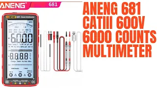 Aneng 681 CATIII 600V 6000 COUNTS MULTIMETER