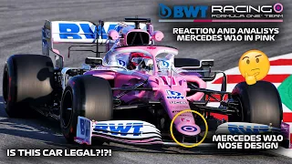 RACING POINT RP20 REACTION AND ANALYSIS! | IT´S A PINK MERCEDES W10! | 2020 RACING POINT F1 CAR