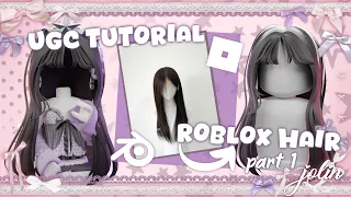 How to make Hair STEP-BY-STEP for Roblox UGC + voiceover || Blender Tutorial