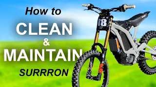 How to wash/maintain your sur-ron x