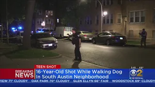 16-Year-Old Boy Shot While Walking Dog In South Austin