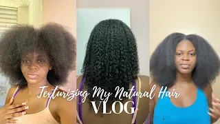 Texturizing My Natural Hair || Making my natural hair softer & easy to maintain ✨