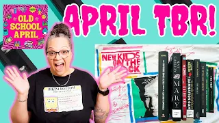 Old School April TBR and TBW✨Horror🔪🩸All the 80's and 90's nostalgia!🆒📼☎️