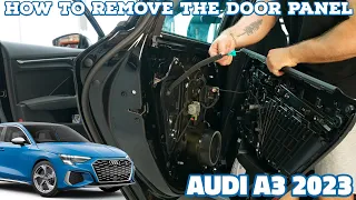 Audi A3 2023 How To Remove The Door Panel & Third Brake Light Removal