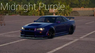 NFS Heat - Midnight Purple Skyline R34