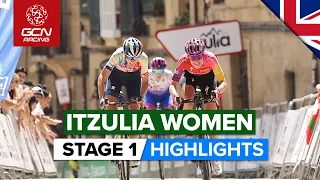 Big GC Gaps After Tough Stage | Itzulia Women 2022 Stage 1 Highlights