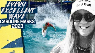 Every Excellent Wave From World Champ Caroline Marks' 2023 WSL Championship Tour Campaign