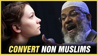 Zakir Naik Converts Non Muslims Again With His Answers - COMPILATION