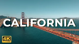 FLYING OVER CALIFORNIA (4K UHD)-Relaxing Music Along With Beautiful Nature Videos-4K VIDEO ULTRA HD