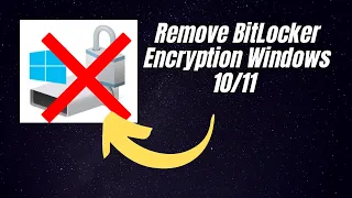 How To Remove/Disable BITLOCKER ENCRYPTION In Windows 11/10