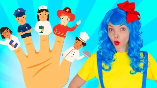 Jobs Finger Family - Learn Professions with the Finger Family Nursery Rhyme  Baby Songs