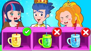 DON’T CHOOSE THE WRONG MYSTERY DRINK CHALLENGE / Hilarious Cartoon Compilation