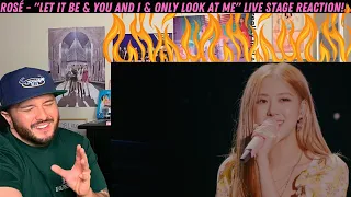 ROSÉ - "Let It Be & You and I & Only Look" Live Stage Reaction!