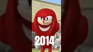 Knuckles Evolution |bad romance| #shorts #badromance #evolution