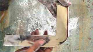 secret pipe cutting tricks / Secret profile cutting / How to cut 90 degree pipe without machine