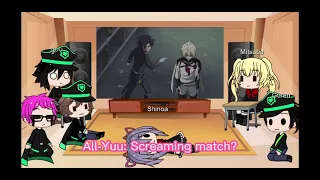Past Seraph of the end react to Mika drinking human blood for the first time (Gacha club)