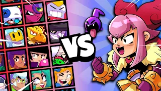 Melodie 1v1 vs EVERY Brawler | The NEW Mortis!