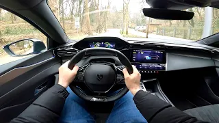 NEW Peugeot 308 2022 - POV test drive & FULL REVIEW (180 HP, EAT8 PHEV)