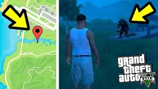 СТРАШНЫЙ МОНСТР В СЕКРЕТНОМ МЕСТЕ В ГТА 5! - БОЛОТНЫЙ МОНСТР! - ГТА 5 МОДЫ (GTA 5 МОДЫ)