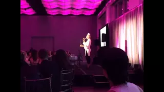 Sia Furler performing 'Chandelier' at the GEMS Love Revolution Gala in NY