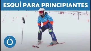 Cómo hacer la CUÑA y FRENAR CORRECTAMENTE en ESQUÍ ⛷- Clase para PRINCIPIANTES