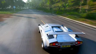 758 hp Lamborghini  Countach LP 5000 QV 1988 - Forza Horizon 5 -  Gameplay (UHD) [4K60FPS]