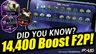 FC Mobile (FIFA) - DID YOU KNOW? 14,400 Skill Boost are available F2P!