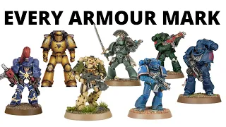 Every Mark of Space Marine Power Armour in Warhammer 40K
