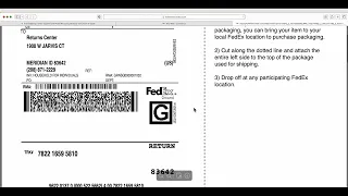 FedEx How to Create a FedEx Shipping Label