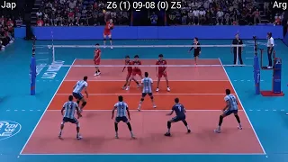 Volleyball Japan vs Argentina amazing FULL Match