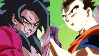 SSJ4 Goku vs Ultimate Gohan