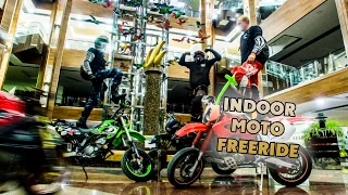 Мото фрирайд внутри ТРЦ Арена в Барнауле  (Indoor Moto Freeride)