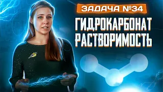 Задача №34 на гидрокарбонат и растворимость | ЕГЭ по химии 2024