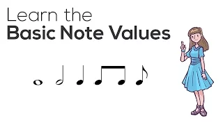 Learn Basic Music Note Values: Quarter, Half, and Whole Notes