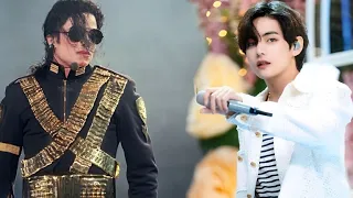 legendary moment for V'!!! taehyung was compared to michael jackson by someone skilled
