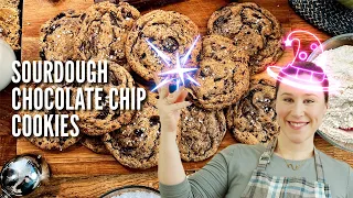 Use DISCARD Magic to bake Sourdough Chocolate Chip Cookies!